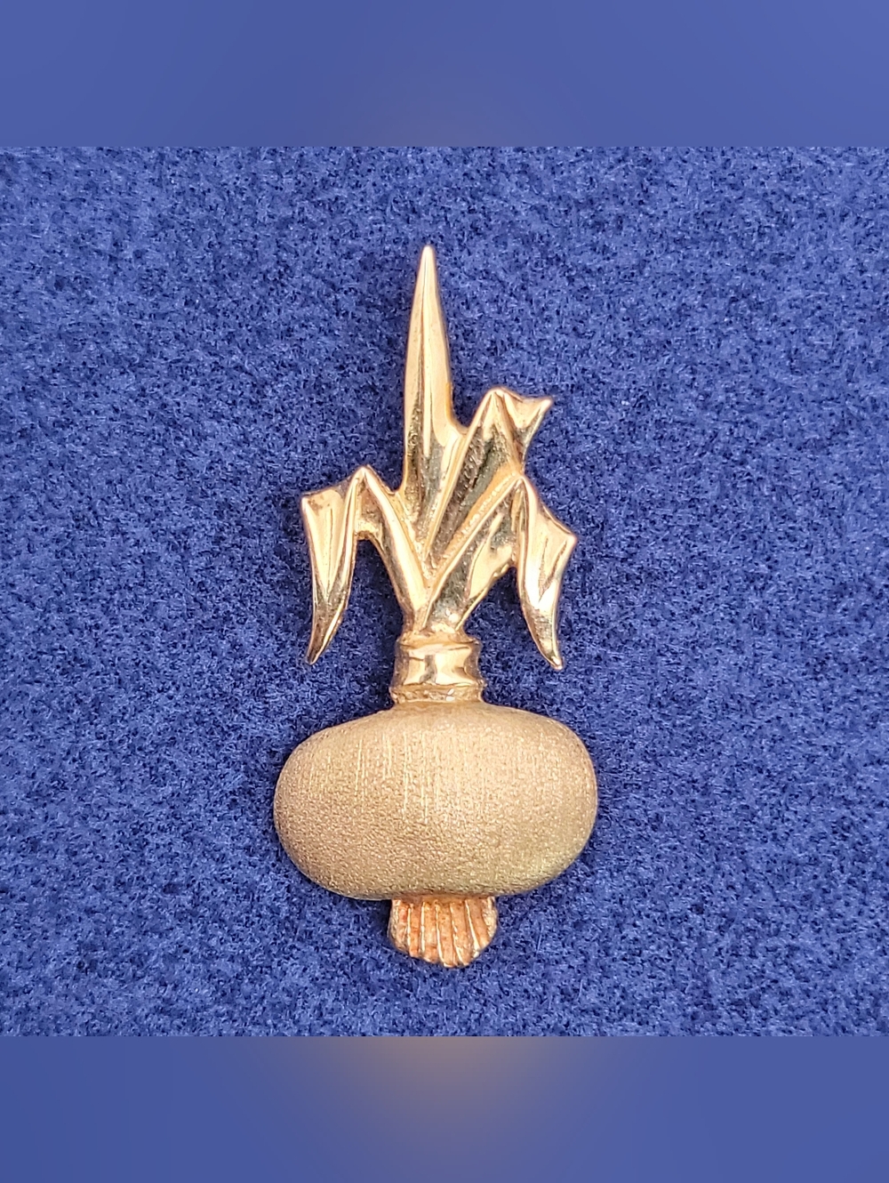 14k Yellow Gold Onion Charm Pendant